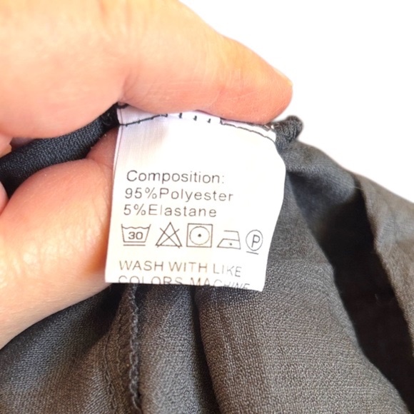 NWOT-Elegant Black Maxi Dress - Picture 3 of 8